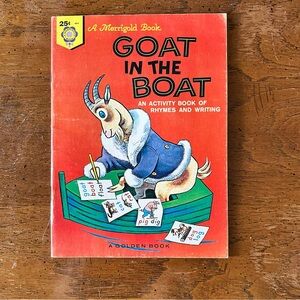 Vintage 1964 Goat in the Boat Activity Book Unused